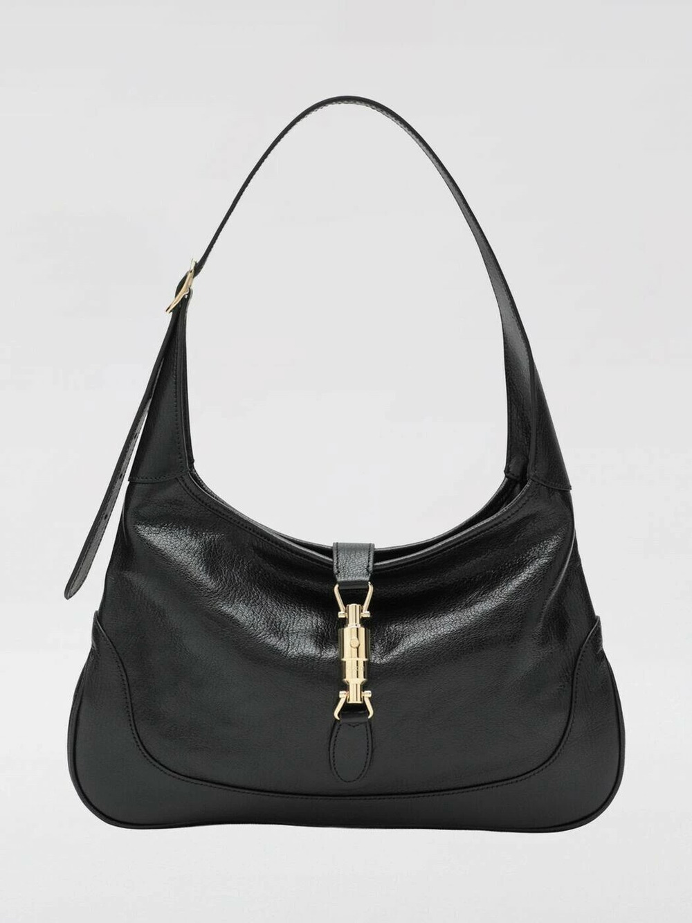 Gucci Jackie Hobo Shoulder Bag Leather Black